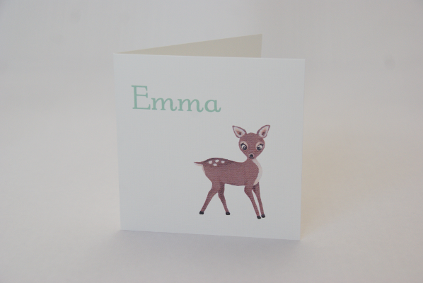 geboortekaartje emma lichtgroen